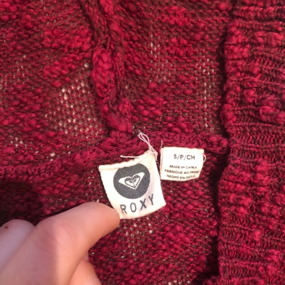 Pink Roxy Knit Sweatshirt - Picture 2 of 4